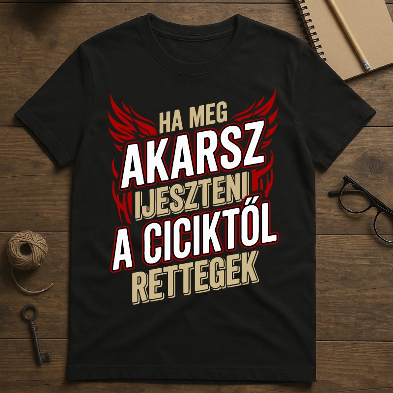 A ciciktől rettegek póló