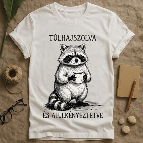 Túlhajszolva és alulkényeztetve póló