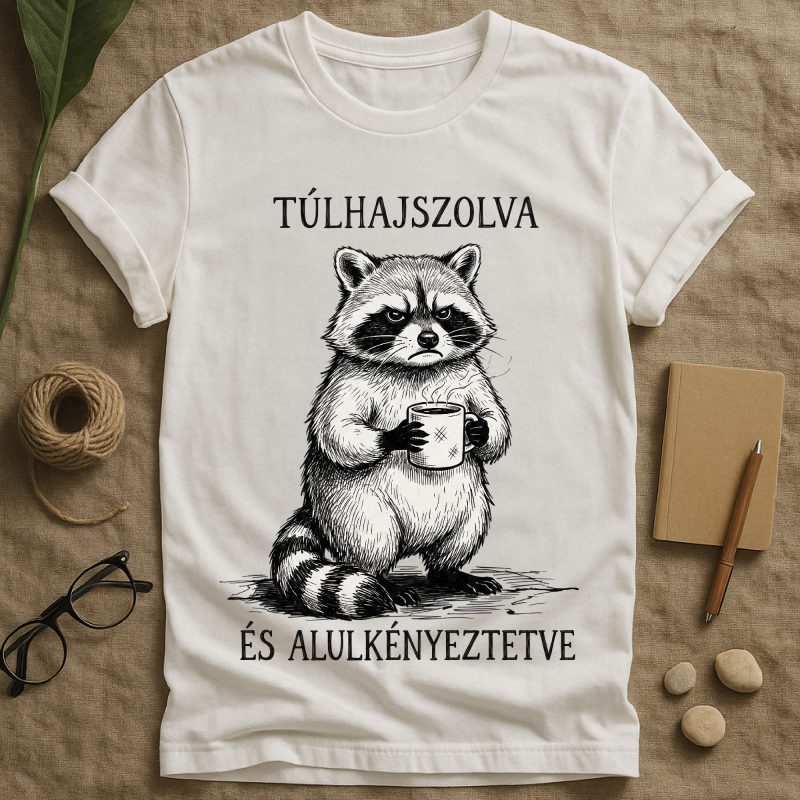 Túlhajszolva és alulkényeztetve póló