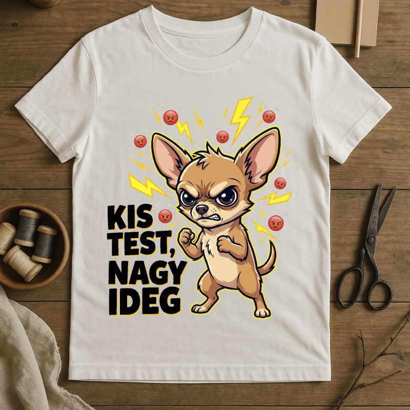 Kis test nagy ideg póló