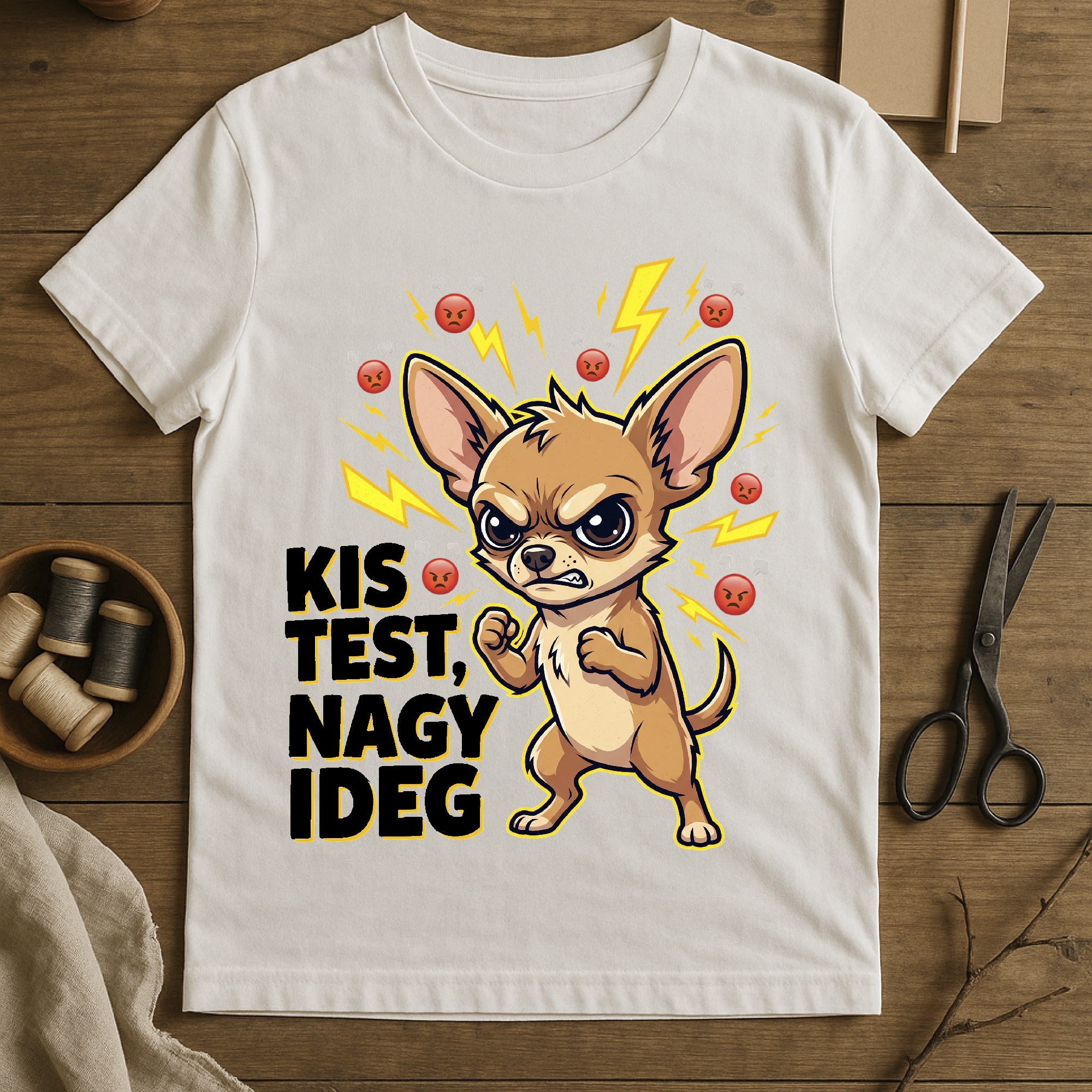Kis test nagy ideg póló