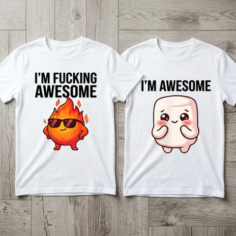 I'm fucking awesome, I'm awesome páros póló