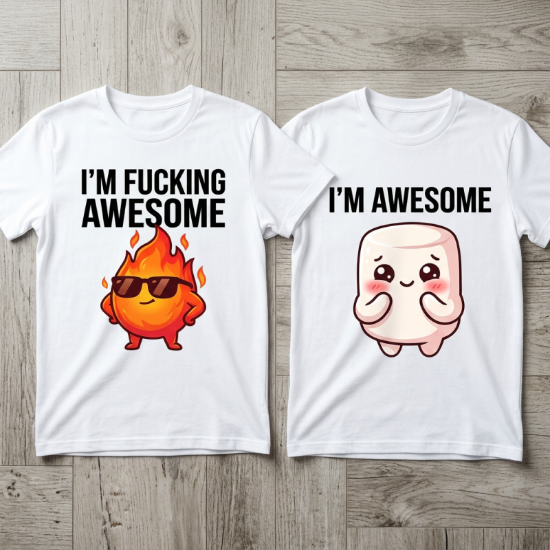 I'm fucking awesome, I'm awesome páros póló