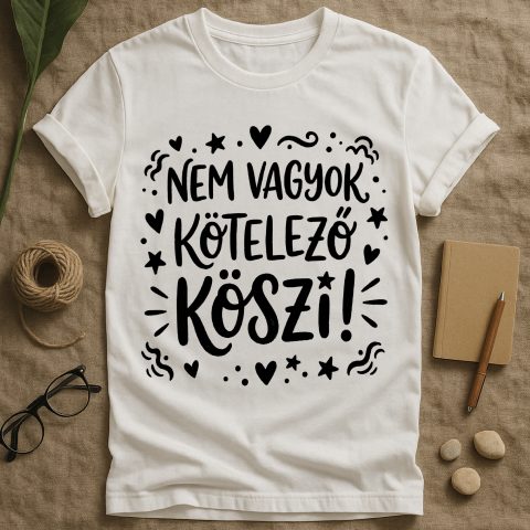 Nem vagyok kötelező, köszi póló