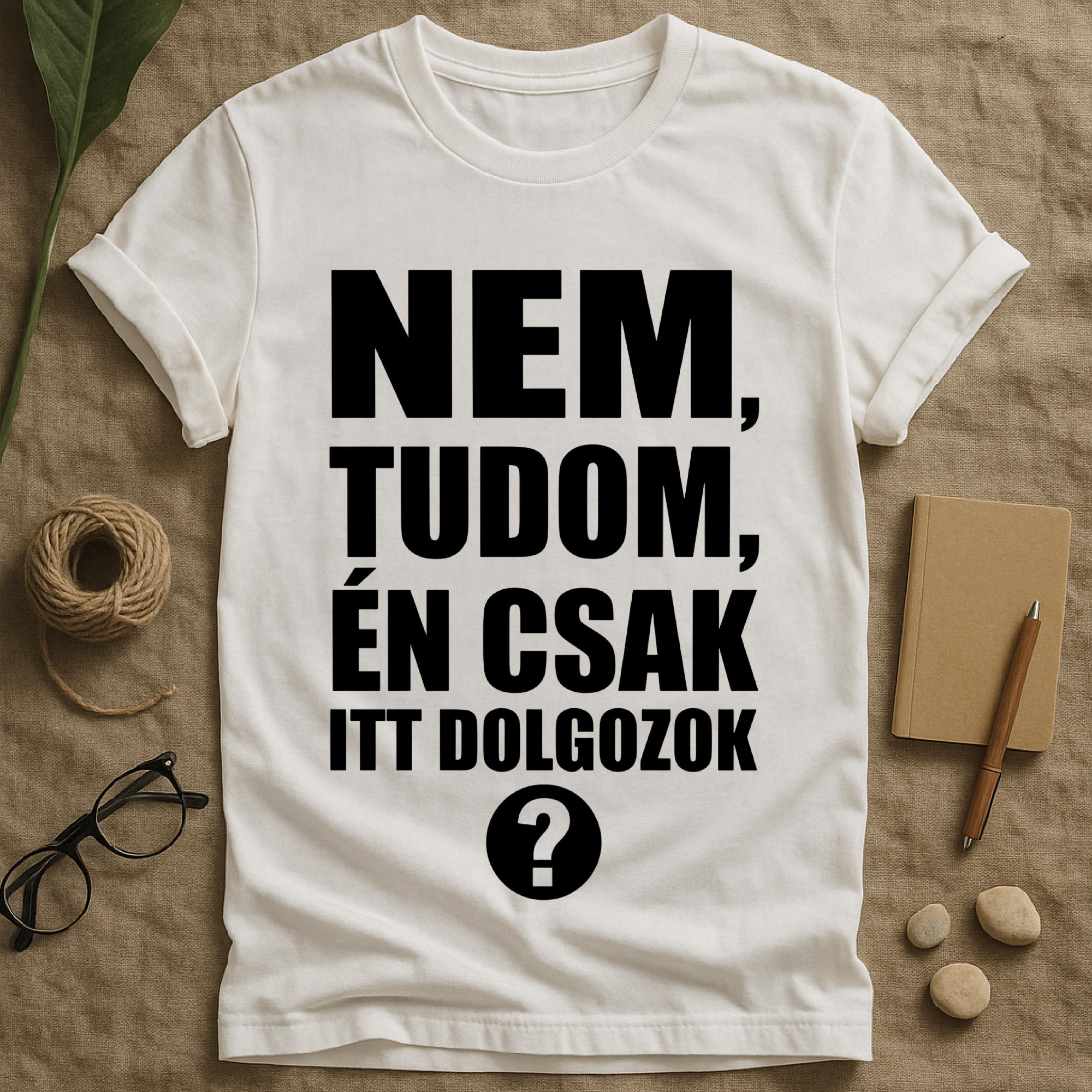 Nem tudom, én csak itt dolgozok póló