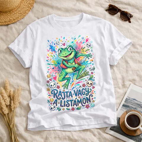 Rajta vagy a listámon póló, gengszter békával