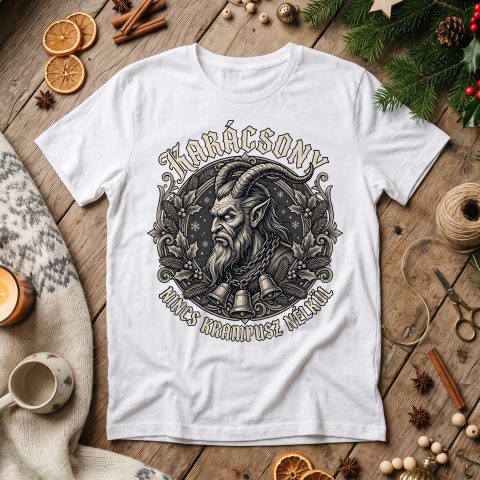 Karácsony nincs krampusz nélkül póló