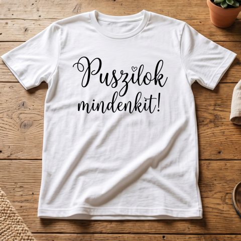 Puszilok mindenkit póló